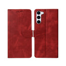Rixus Bookcase For Samsung Galaxy S23 Dark Red