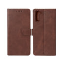 Rixus Bookcase For Samsung Galaxy S23 Plus S916B Brown