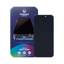 PIXDURA For Apple iPhone 15 Pro Max Display And Digitizer Soft-OLED Premium (IC Removable) (120Hz)