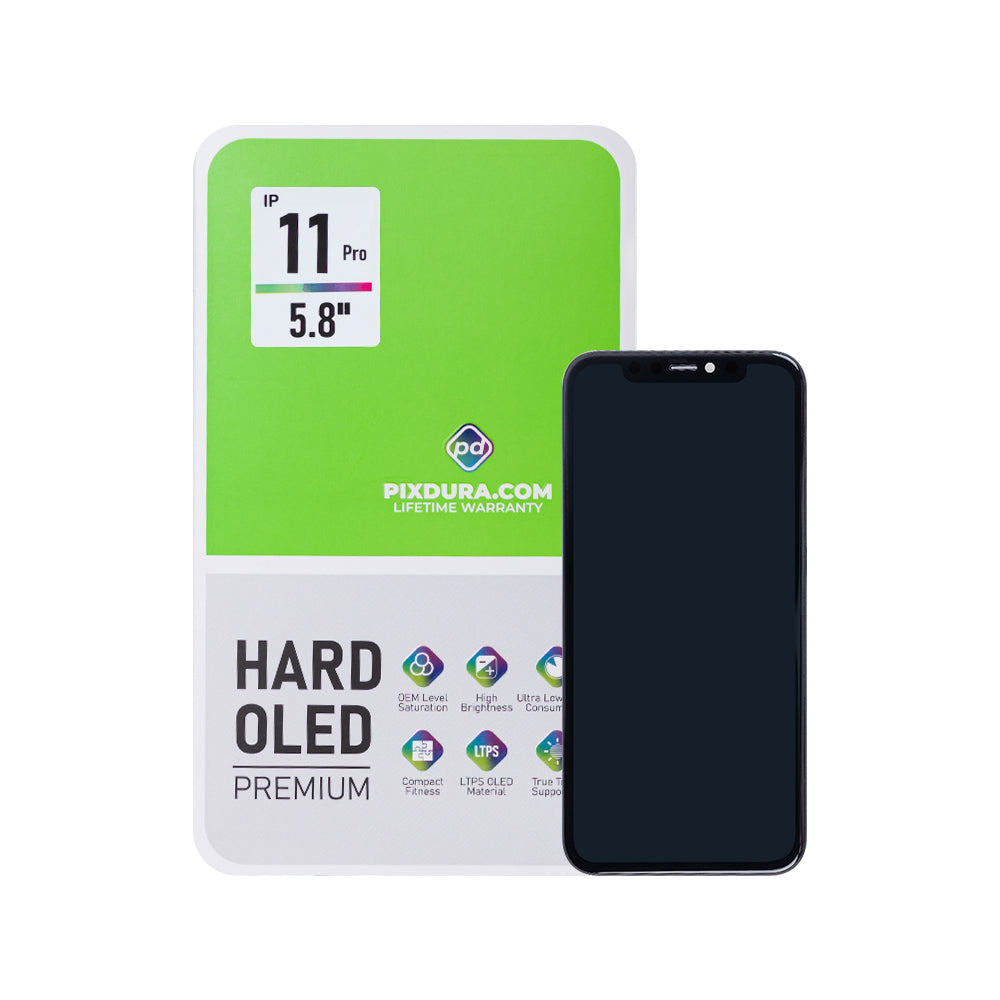 PIXDURA For Apple iPhone 11 Pro Display And Digitizer Hard-OLED Premium (IC Removable) (60Hz)