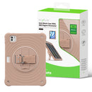 Rixus RXTC08 Anti Shock Case For iPad 7, 8, 9 10.2" (2019, 2020, 2021) Latte