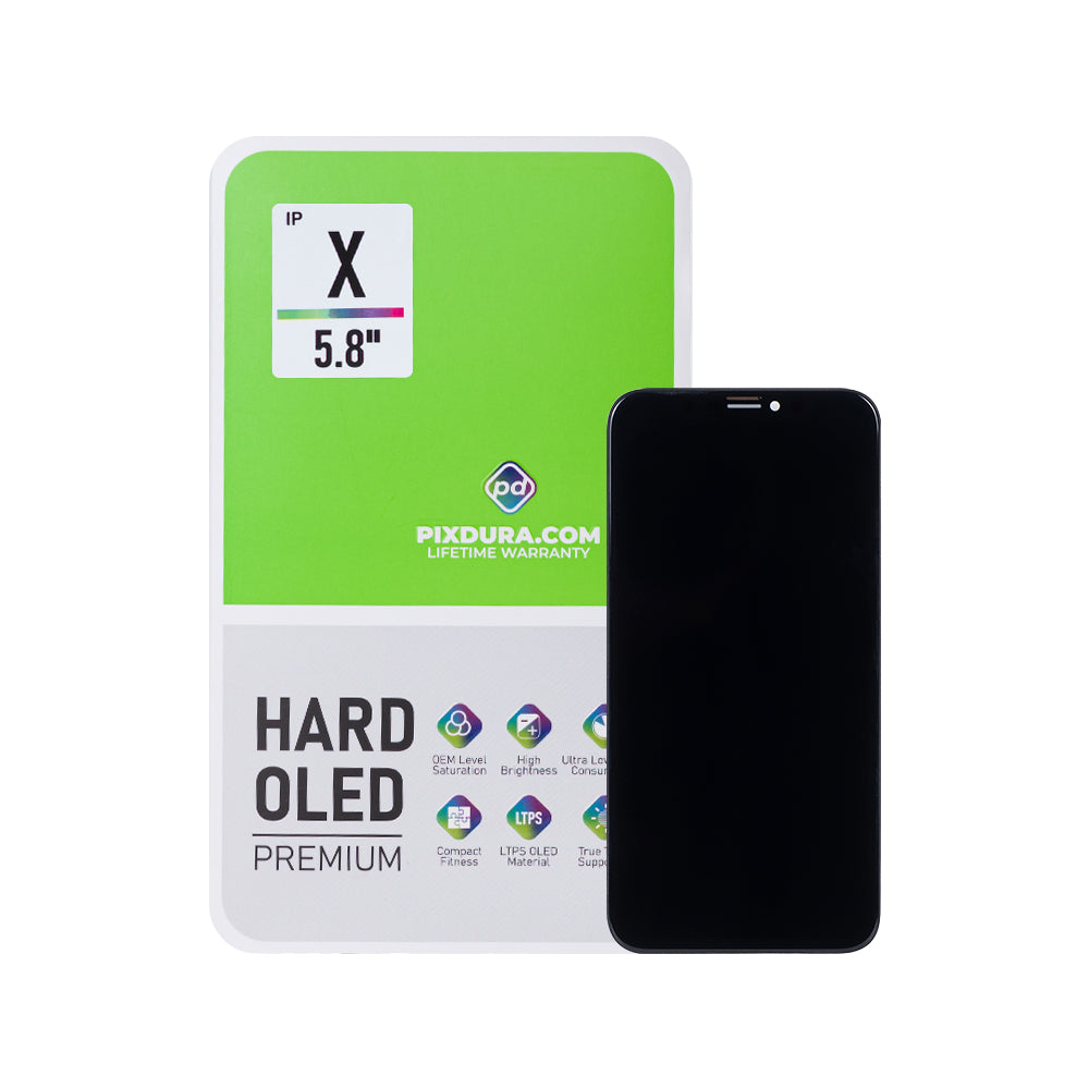 PIXDURA For Apple iPhone X Display And Digitizer Hard-OLED Premium (60Hz)
