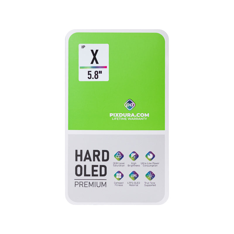 PIXDURA For iPhone X Display And Digitizer Hard-OLED Premium
