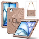 Rixus RXTC08 Anti Shock Case For iPad Air 13" (2024), iPad Pro 12.9" (2018, 2020, 2021, 2022) Latte