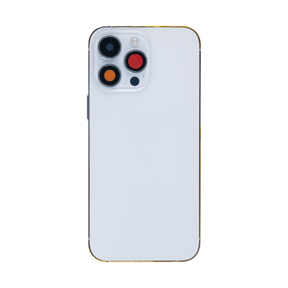 For Apple iPhone 14 Pro Max Housing With Small Parts Silver OEM