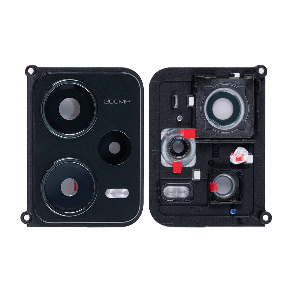 Xiaomi Redmi Note 12 Pro Plus 5G Camera Lens Cover With Frame Black OEM