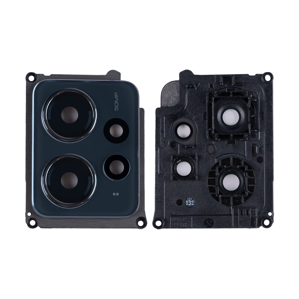 Xiaomi Redmi Note 12 4G Camera Lens Cover With Frame Black OEM