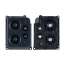 Xiaomi Redmi Note 12 4G (23021RAAEG) Camera Lens Cover And Middle Frame Black OEM