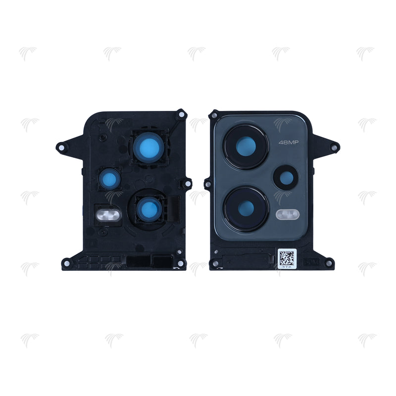 Xiaomi Redmi Note 12 5G (22111317G) Camera Lens Cover And Middle Frame Black OEM