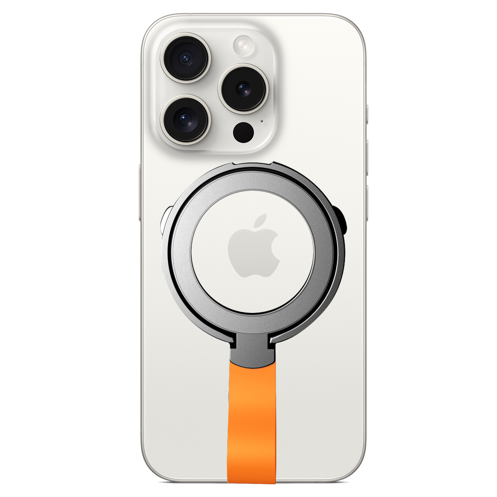 Rixus RXPH20BO Mobile Phone Holder With MagSafe Compatible Black And Orange