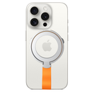 Rixus RXPH20SO Mobile Phone Holder With MagSafe Compatible Silver And Orange