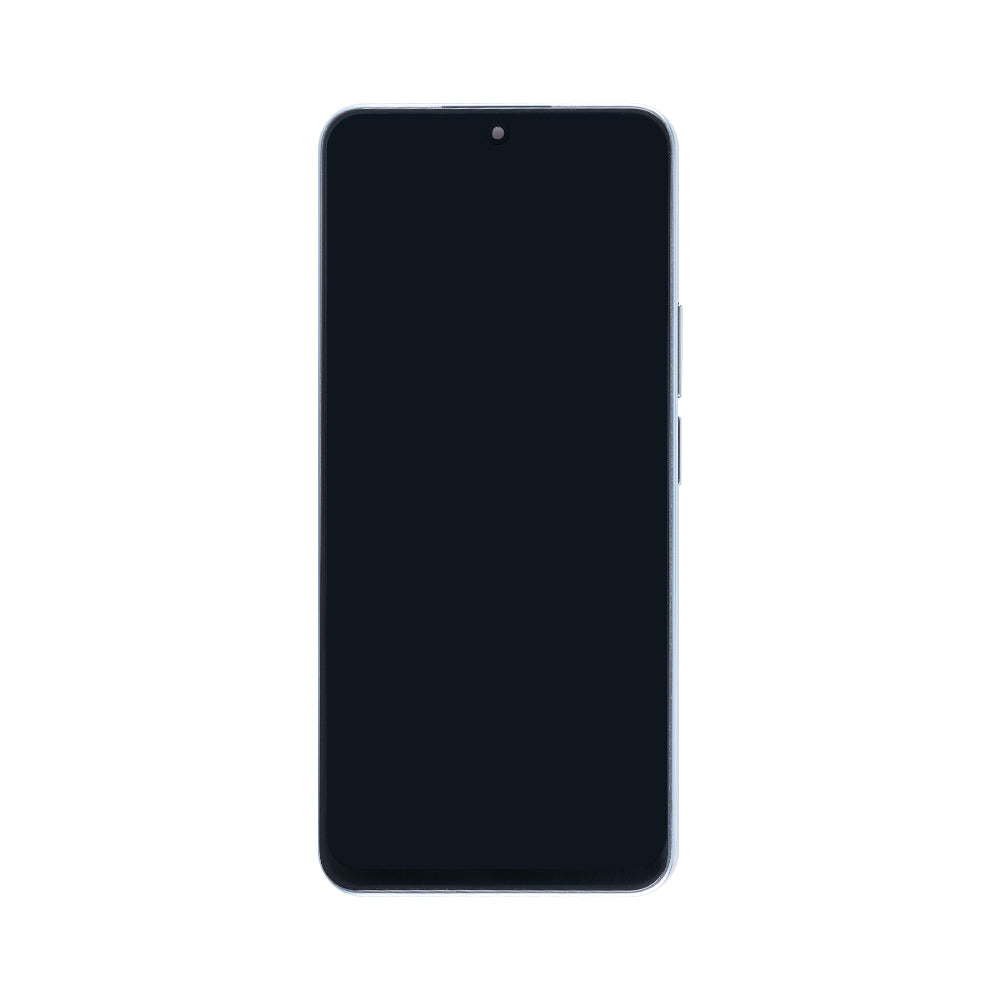 Honor X8a, 90 Lite Display And Digitizer With Frame Titanium Silver OEM