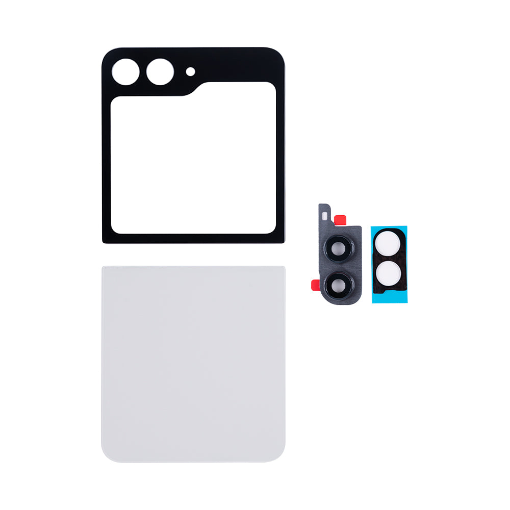 Samsung Galaxy Z Flip5 F731B Back Cover Set With Lens Cream OEM