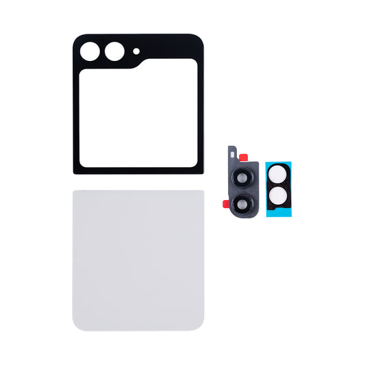 Samsung Galaxy Z Flip5 F731B Back Cover Set With Lens Cream OEM