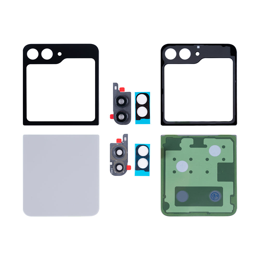 Samsung Galaxy Z Flip5 F731B Back Cover Set With Lens Gray OEM