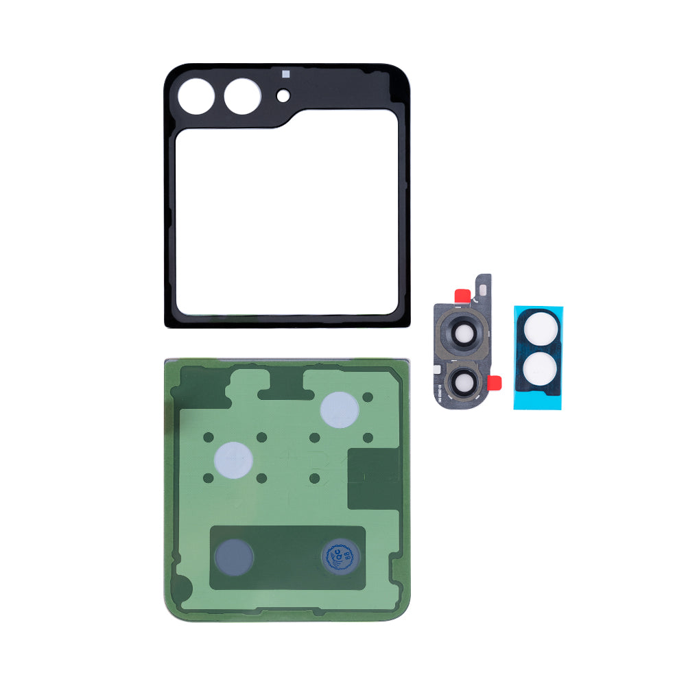 Samsung Galaxy Z Flip5 F731B Back Cover Set With Lens Blue OEM