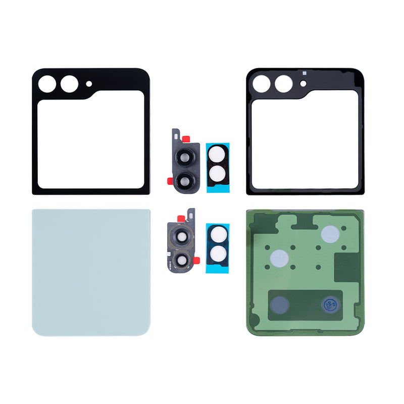 Samsung Galaxy Z Flip5 F731B Back Cover Set Green With Lens OEM