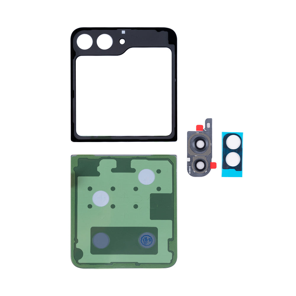 Samsung Galaxy Z Flip5 F731B Back Cover Set With Lens Yellow OEM
