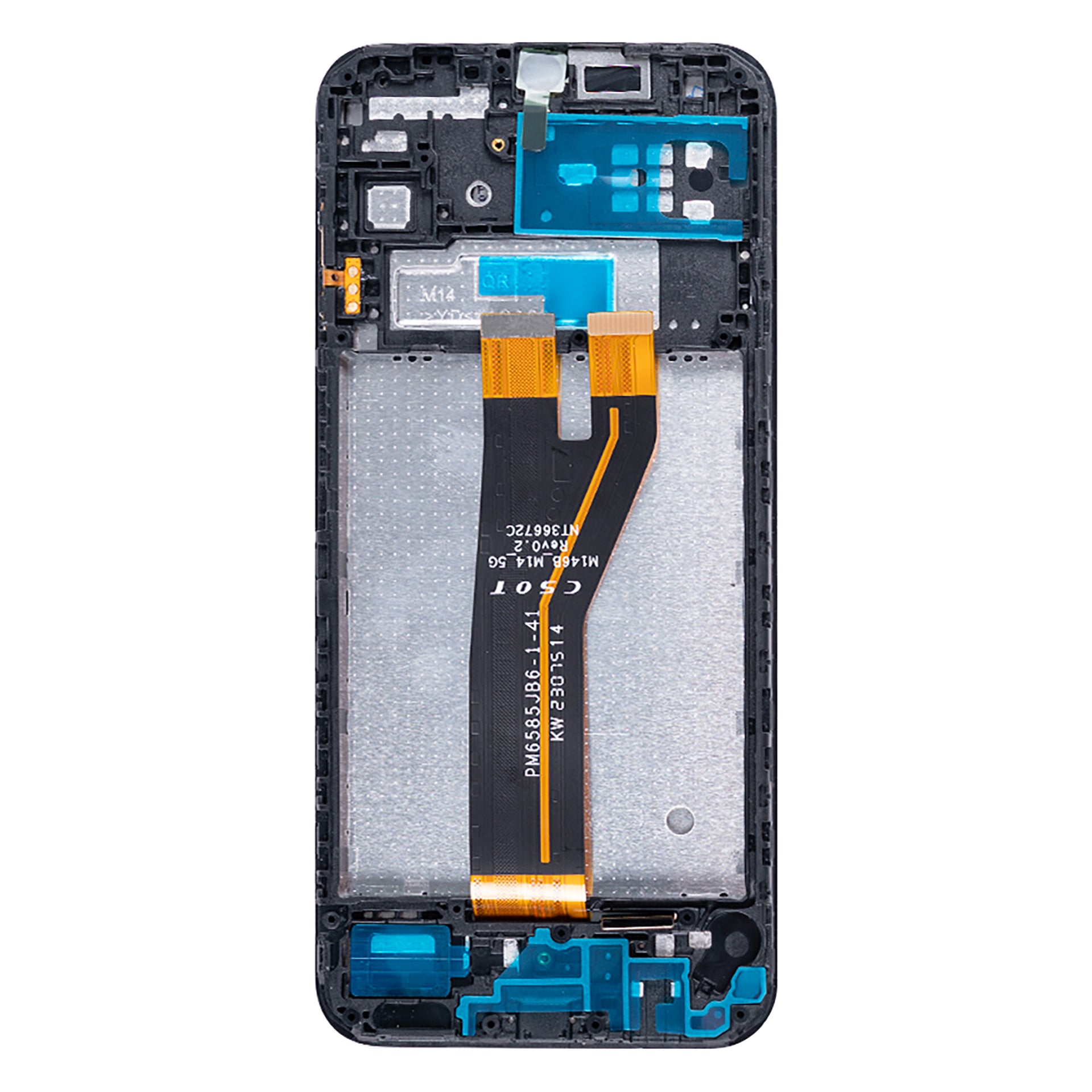 Samsung Galaxy M14 5G M146B Display And Digitizer With Frame Black Soft-OLED