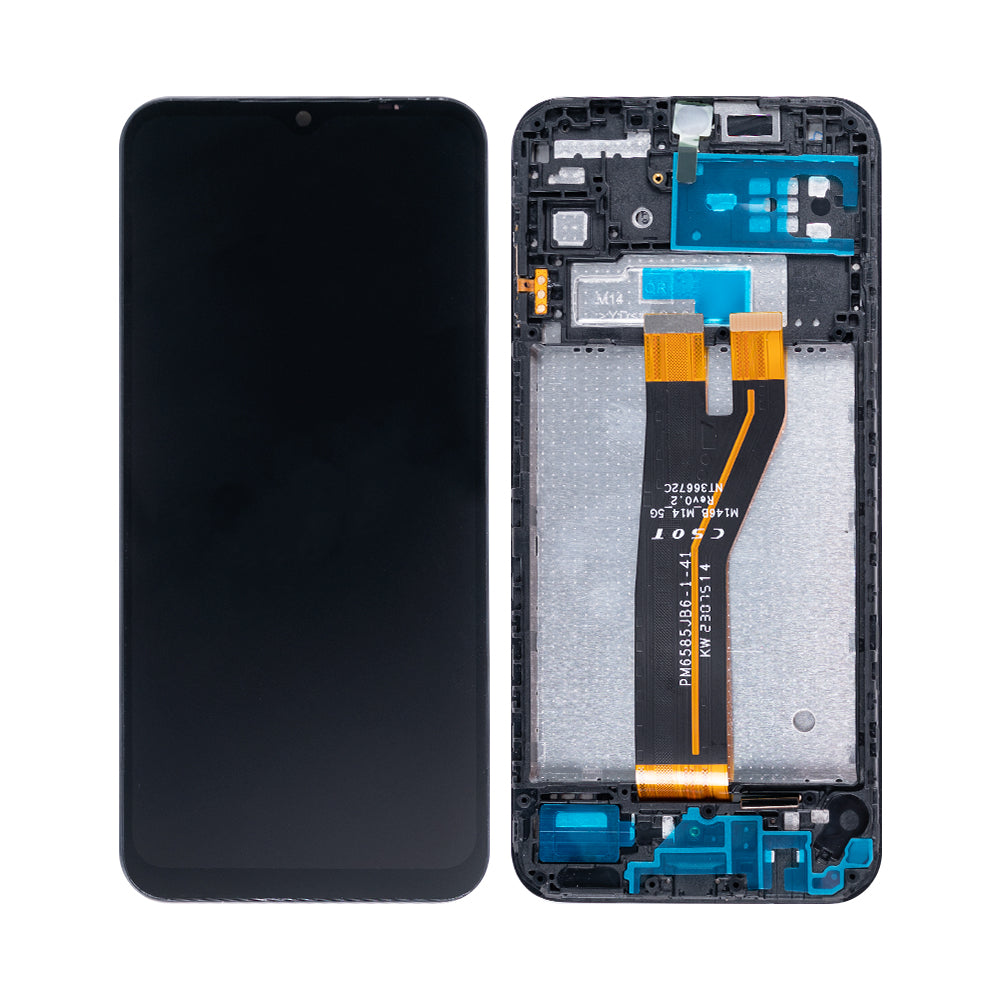 Samsung Galaxy M14 5G M146B Display And Digitizer With Frame Black Soft-OLED