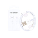 For Apple iPhone USB-A To Lightning Cable US2001M 100cm White Retail Box