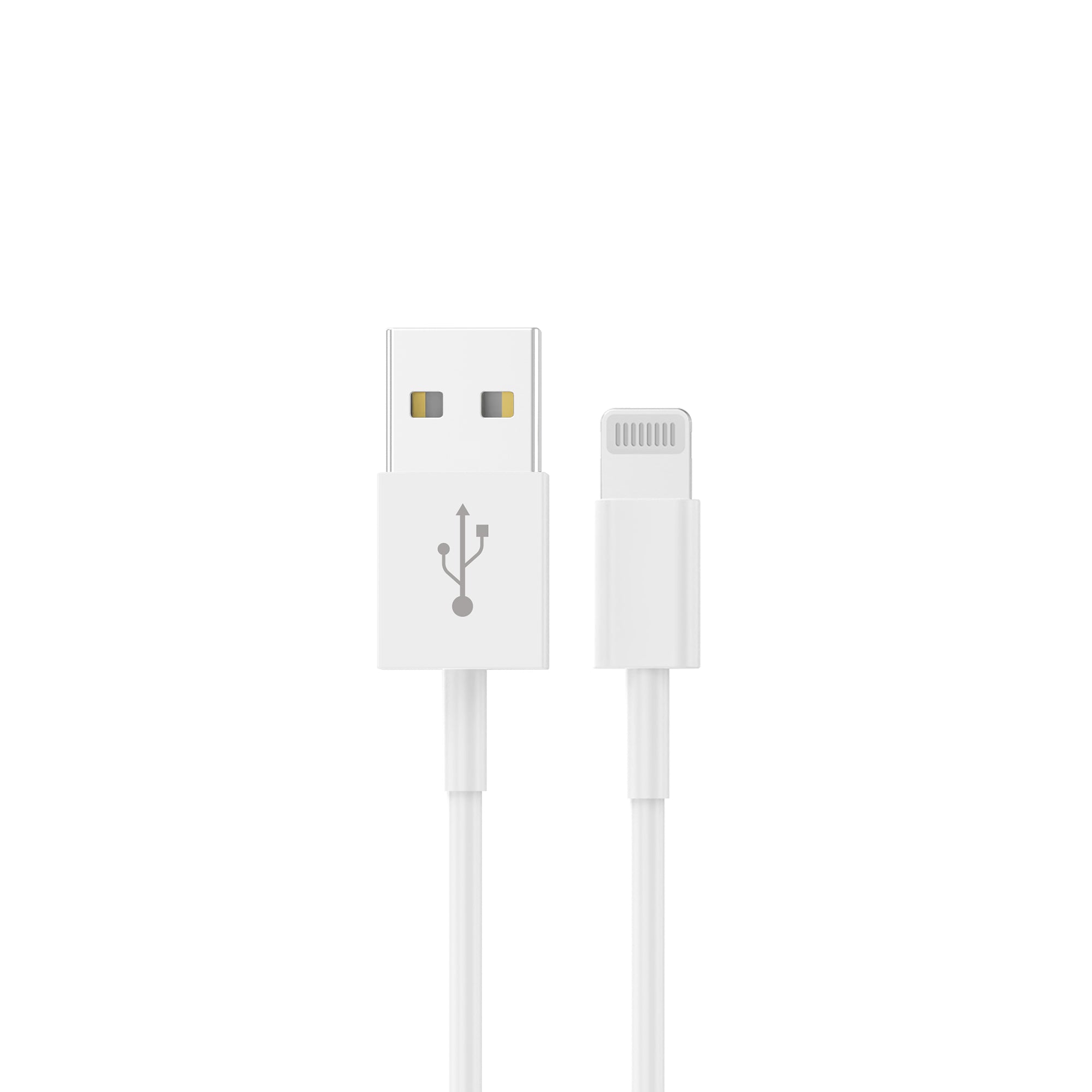 For Apple iPhone USB-A To Lightning Cable US2001M 100cm White Retail Box
