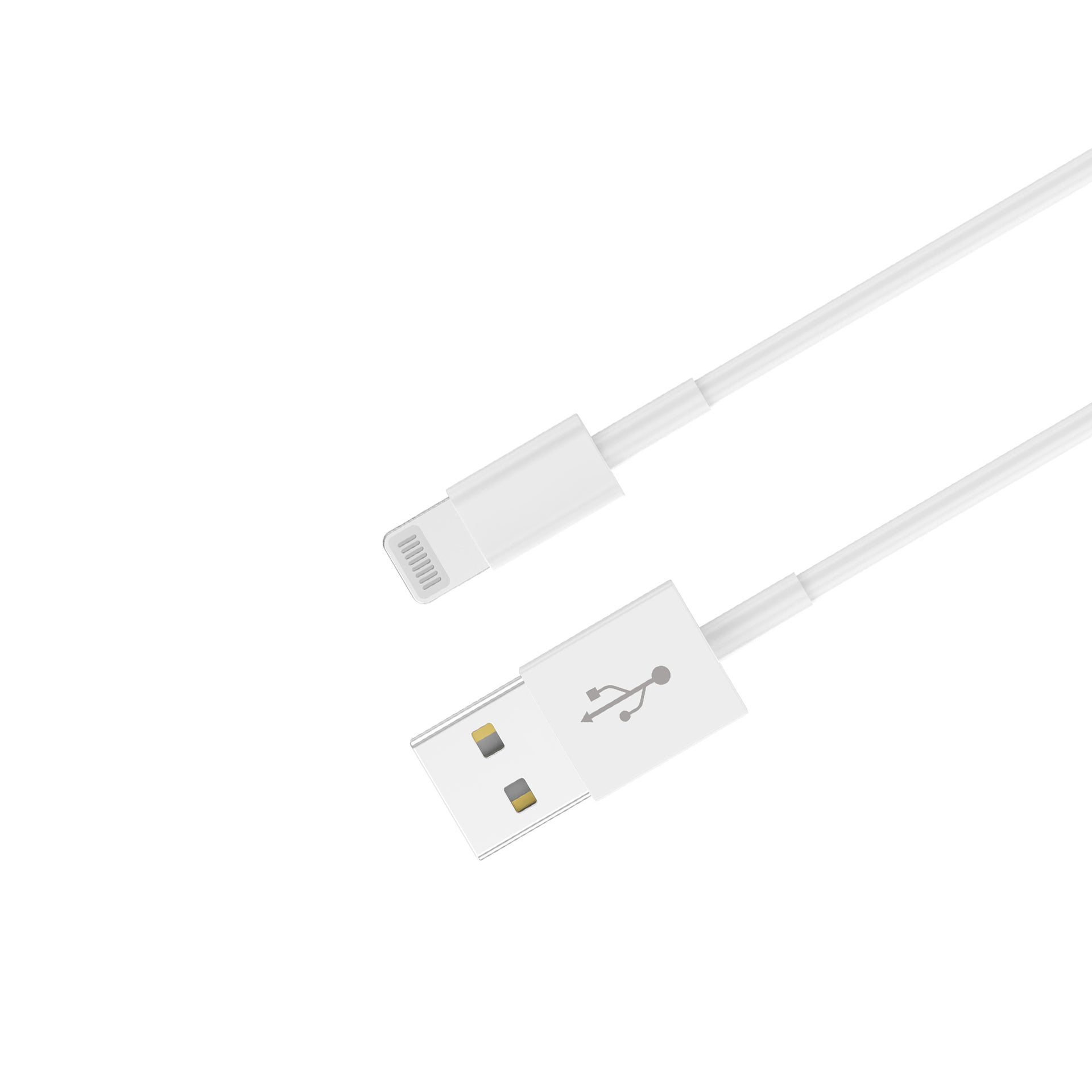 For Apple iPhone USB-A To Lightning Cable US2001M 100cm White Retail Box