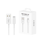 For Apple iPhone USB-A To Lightning Cable US2001M 100cm White Retail Box