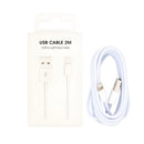 For Apple iPhone USB-A To Lightning Cable US2002M 200cm White Retail Box
