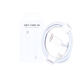 For Apple iPhone USB-C To Lightning Fast Charging Cable US6001M 100cm White Retail Box