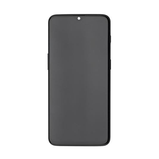 OnePlus 6T Display And Digitizer With Frame Midnight Black OEM