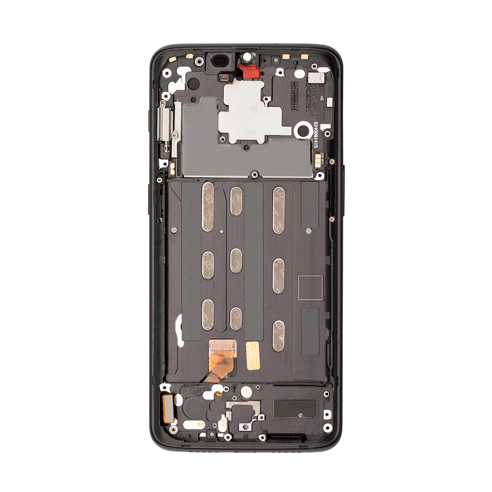 OnePlus 6T Display And Digitizer With Frame Midnight Black OEM