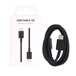 Data Cable US5001M USB-C To USB-C 100cm Black Retail Box