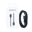 Fast Charging US5002M USB-C To USB-C Cable 200cm Black Retail Box