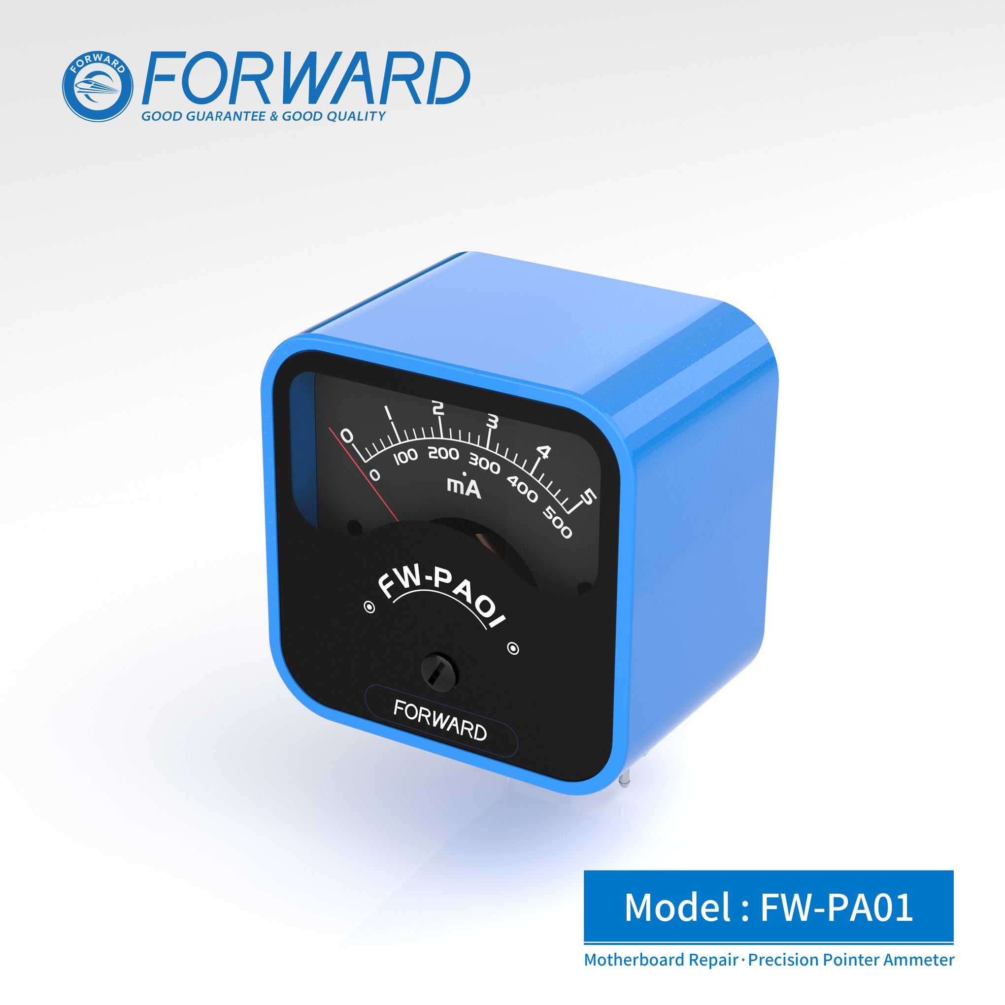FORWARD FW-PA01 Precision Pointer Ammeter Blue