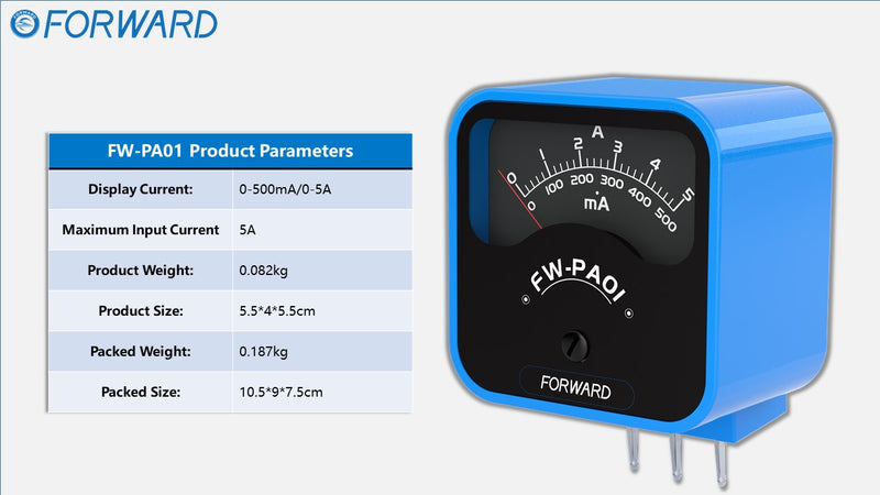 Forward FW-PA01 Precision Pointer Ammeter