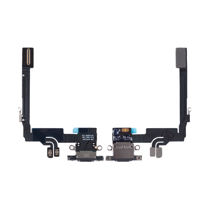 For Apple iPhone 16 Pro System Charging Flex Black Titanium Pulled