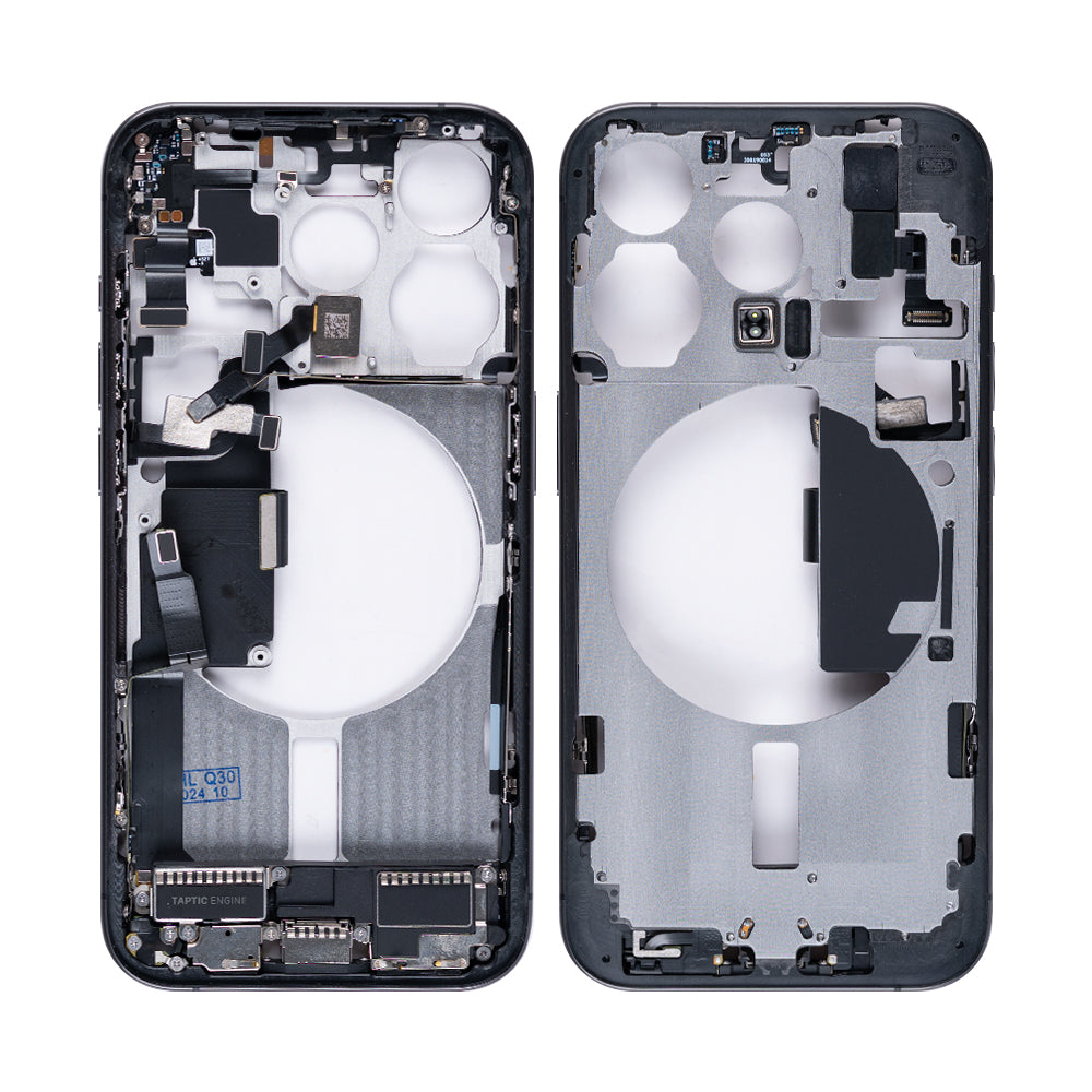 For Apple iPhone 15 Pro Middle Frame Black Titanium OEM