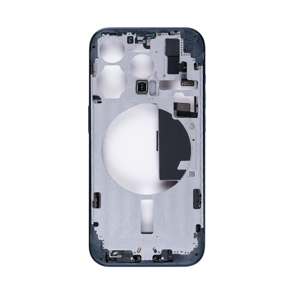 For Apple iPhone 15 Pro Middle Frame Blue Titanium OEM