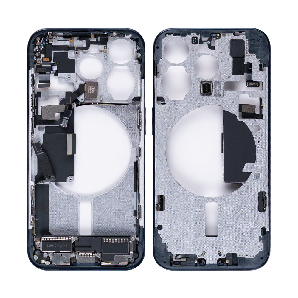 For Apple iPhone 15 Pro Middle Frame Blue Titanium OEM