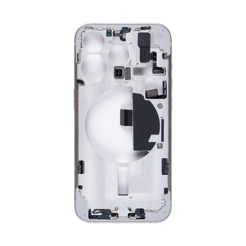 For iPhone 15 Pro Middle Frame White Titanium