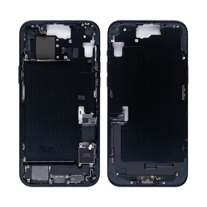 For iPhone 15 Plus Middle Frame Black