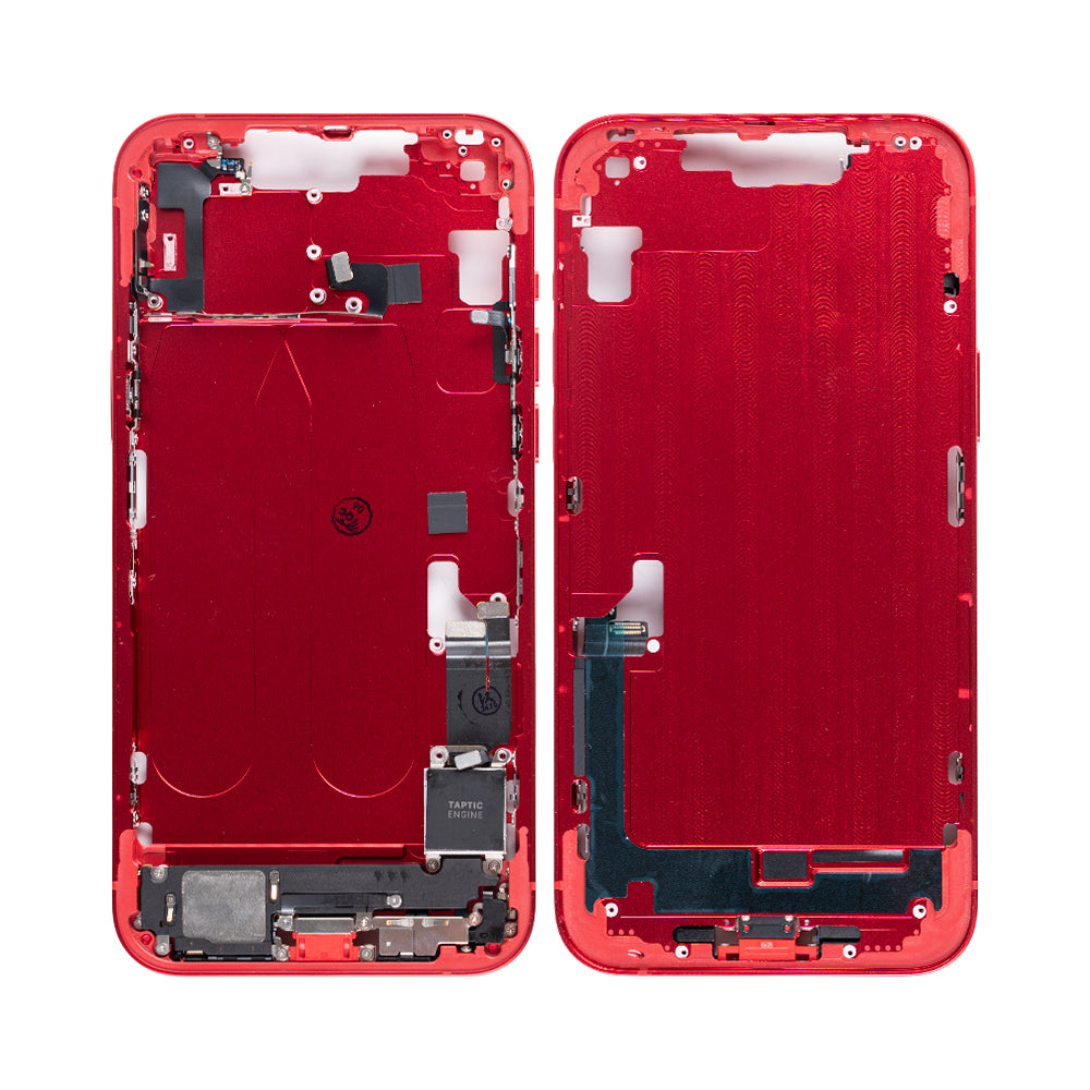For Apple iPhone 14 Plus Middle Frame Red OEM