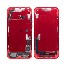 For iPhone 14 Plus Middle Frame Red