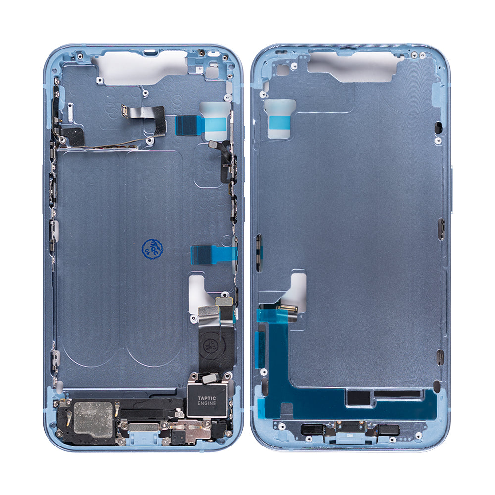 For Apple iPhone 14 Middle Frame Blue OEM