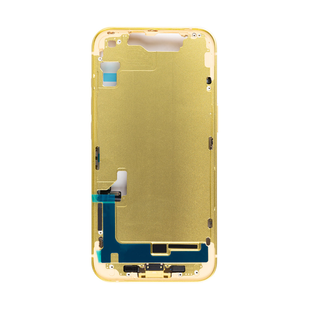 For Apple iPhone 14 Middle Frame Yellow OEM