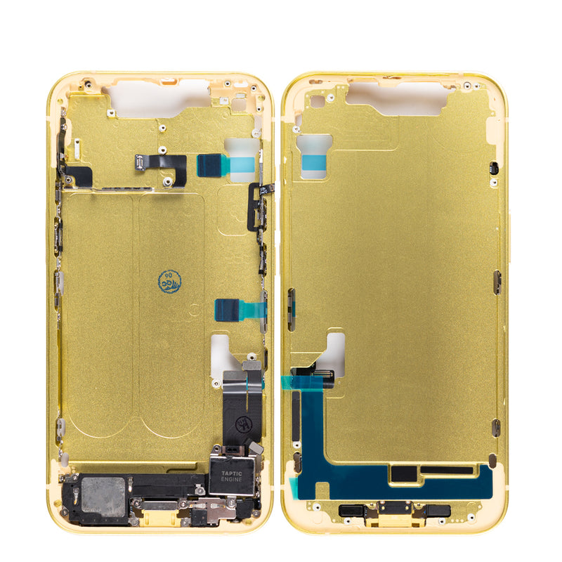 For iPhone 14 Middle Frame Yellow