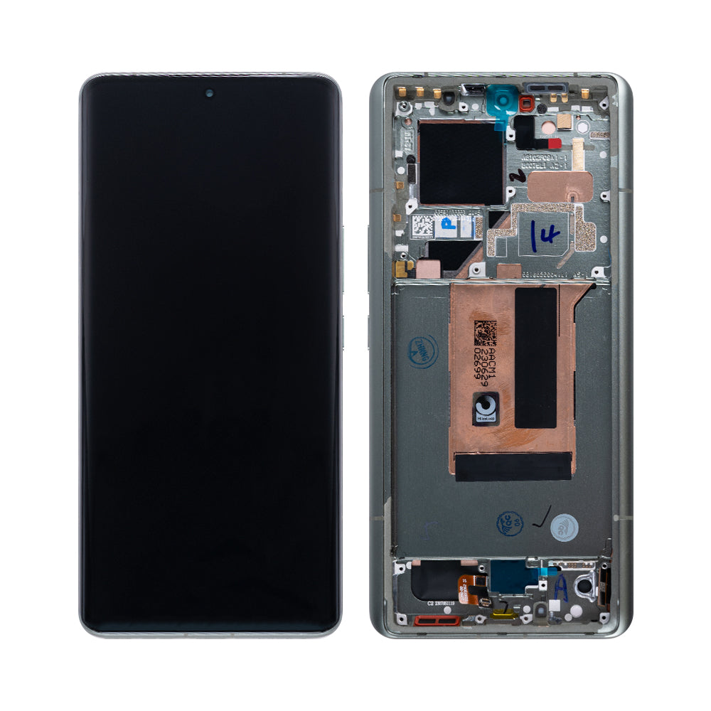 Xiaomi 13 Ultra Display And Digitizer With Frame Olive Green OEM