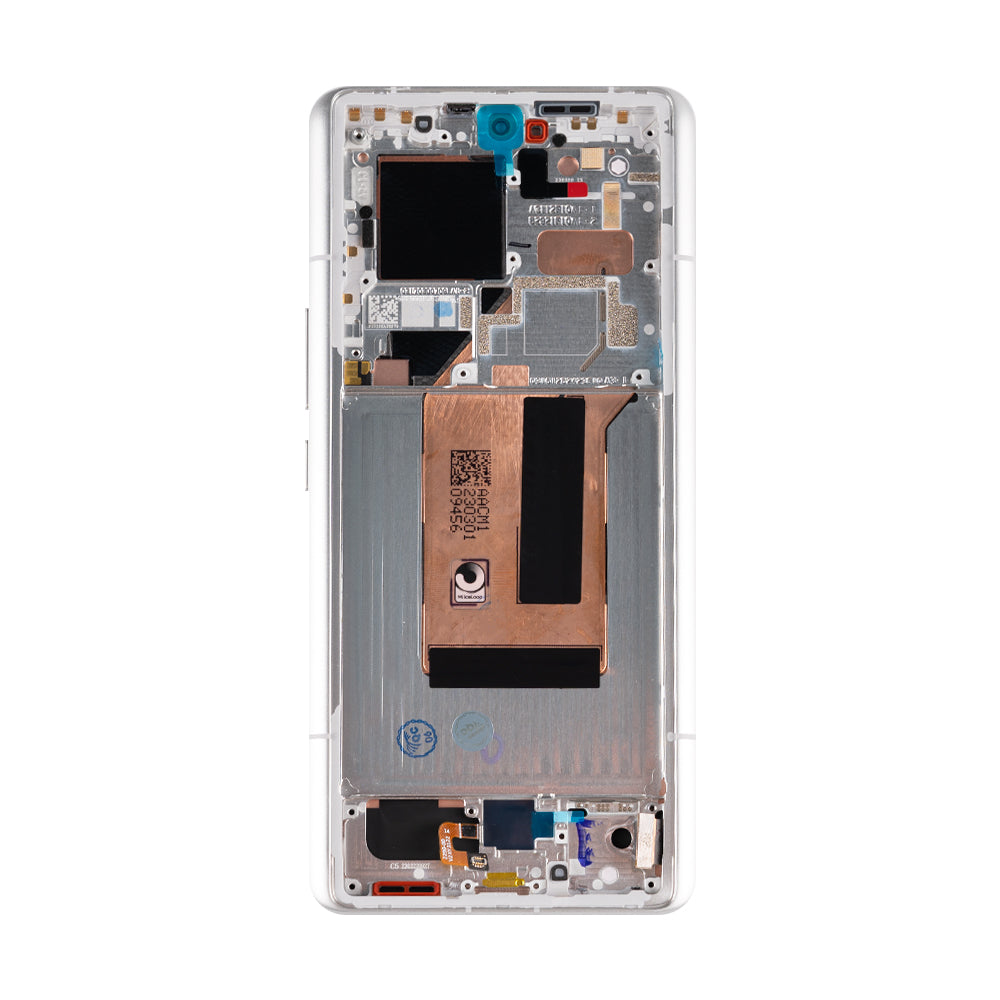Xiaomi 13 Ultra Display And Digitizer With Frame White OEM