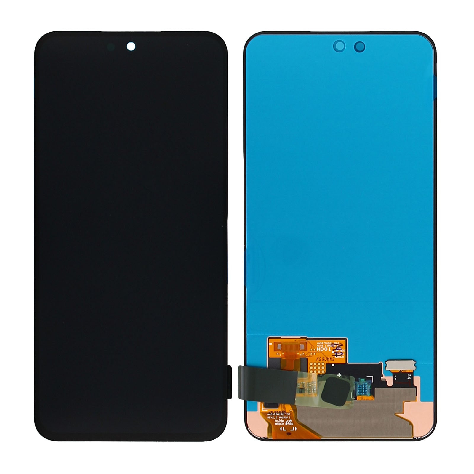 Samsung Galaxy S24 FE S721B Display And Digitizer Without Frame Black Service Pack